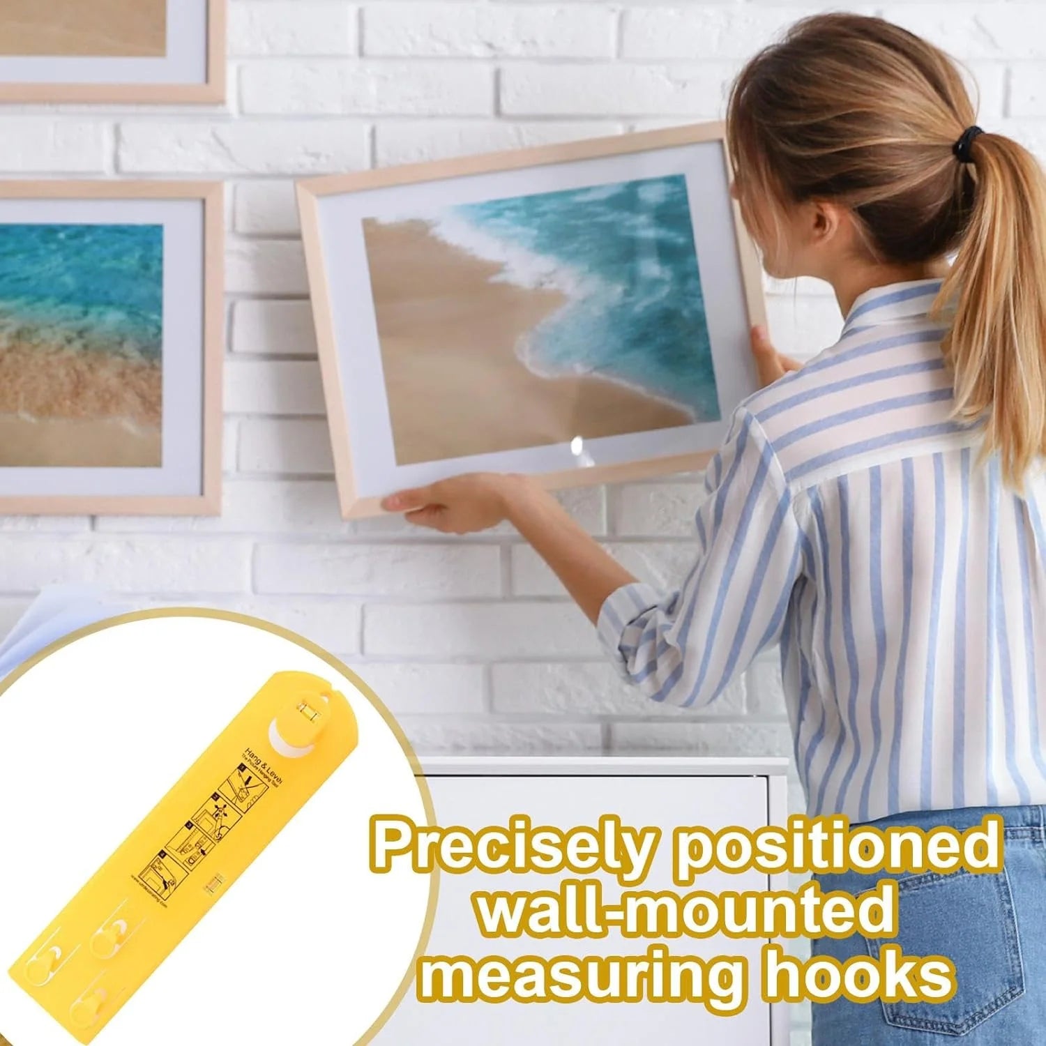 Picture Hanging Tool, Photo Frame Hanging Tool for Easy Marking Position