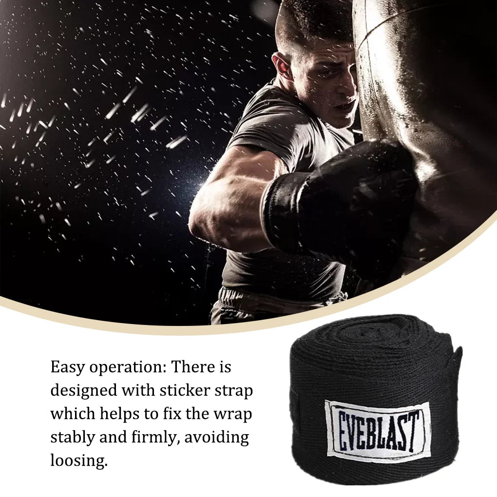 Boxing Hand Wrap Set with Thumb Loops - 2Pcs