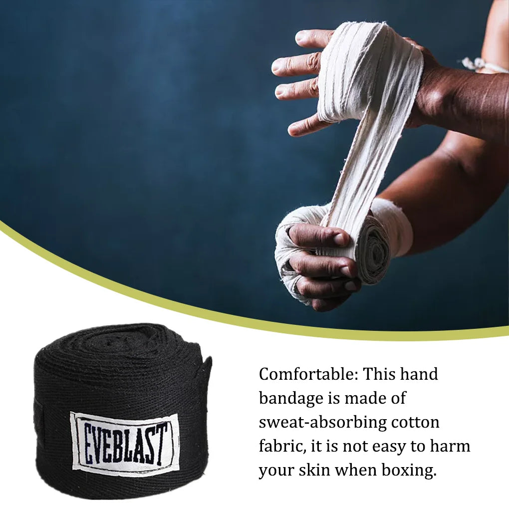 Boxing Hand Wrap Set with Thumb Loops - 2Pcs