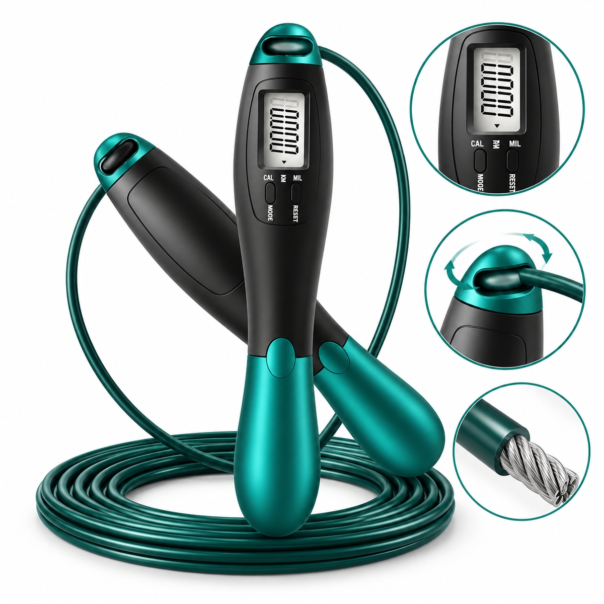 Adjustable Counting Jump Rope