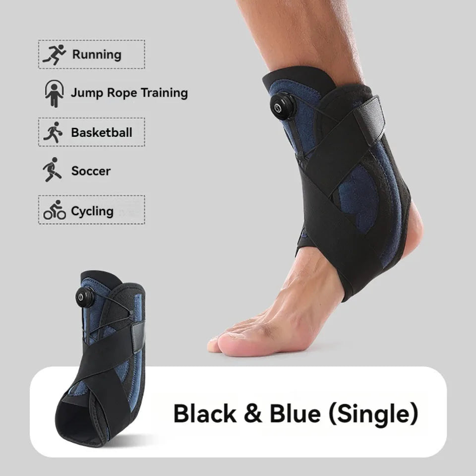Adjustable Performance Ankle Support with Dial-Fit Tension System