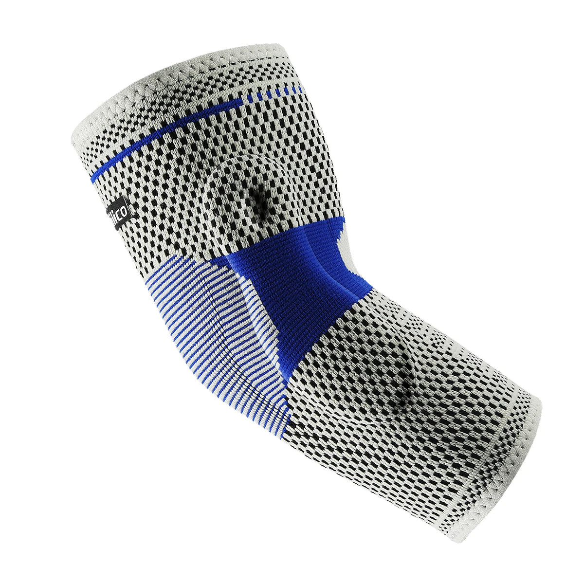 Silicone Pad Compression Elbow Sleeve with 3D Knit Support for Sports & Training