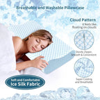 Cooling Contour Memory Foam Pillow with Dual-Height Design