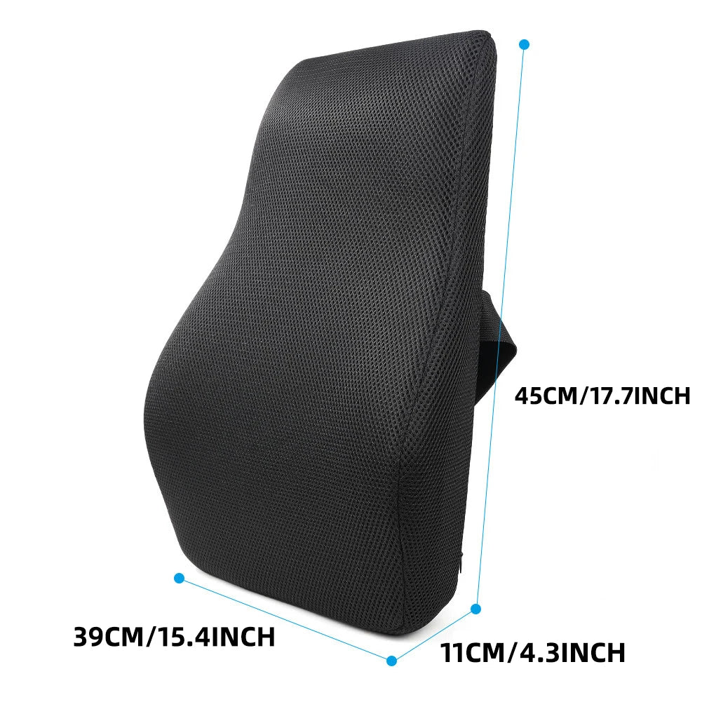 Memory Foam Lumbar Support Cushion for Comfortable Everyday Sitting