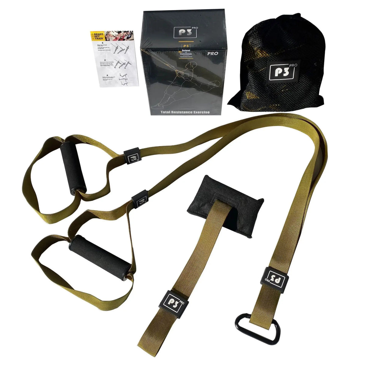 Adjustable Suspension Trainer Full Body Workout Straps