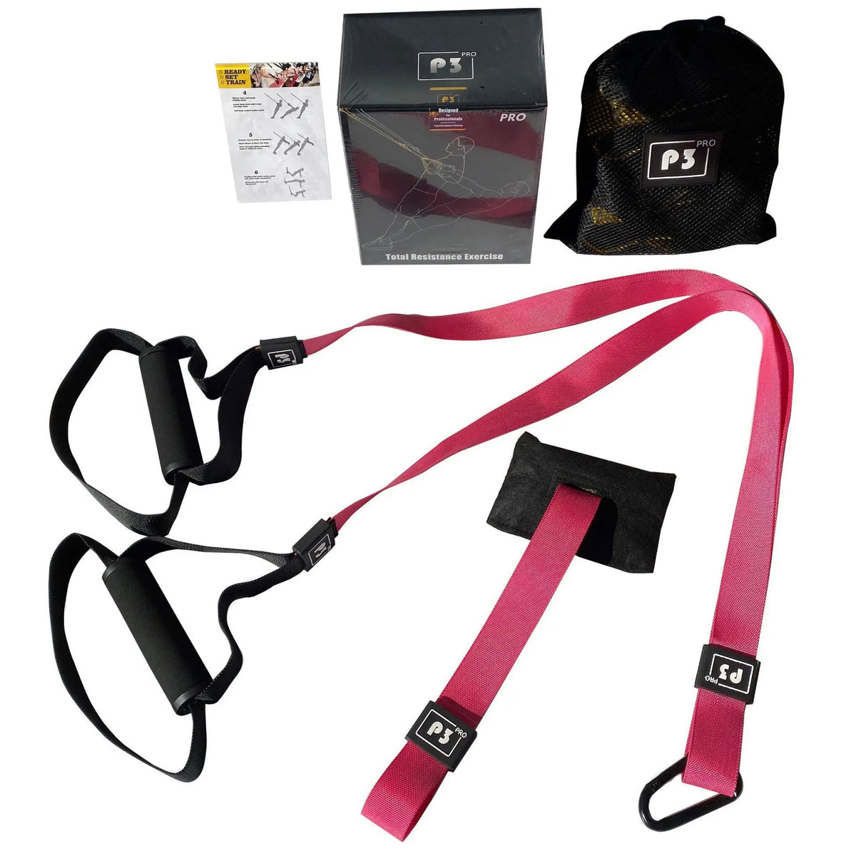Adjustable Suspension Trainer Full Body Workout Straps