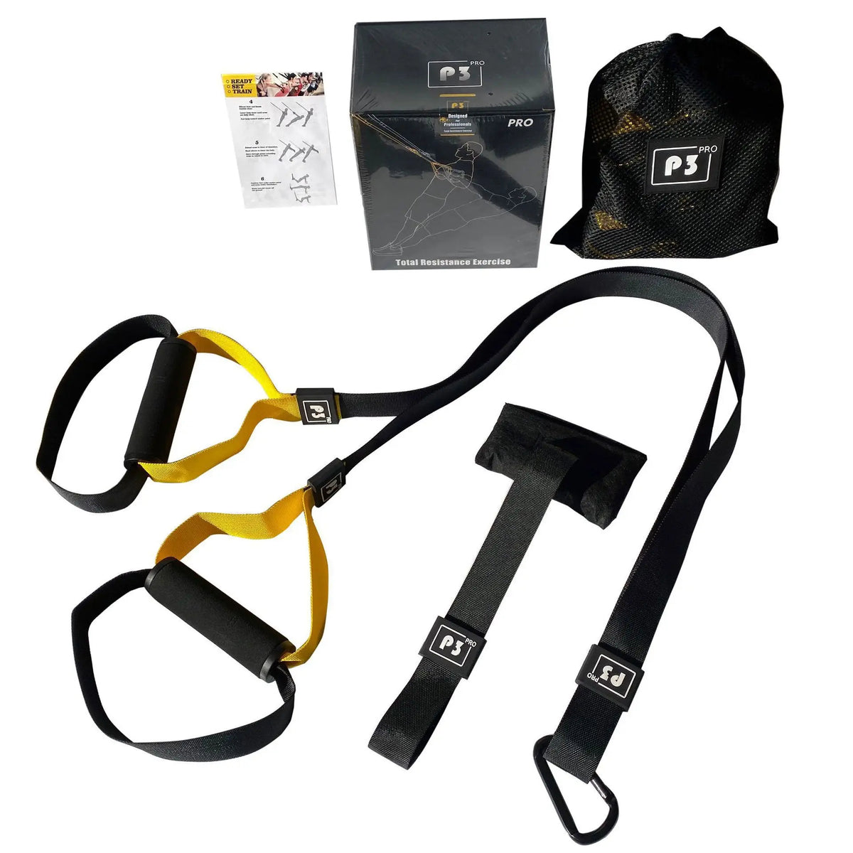 Adjustable Suspension Trainer Full Body Workout Straps