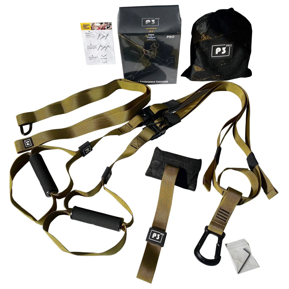 Adjustable Suspension Trainer Full Body Workout Straps