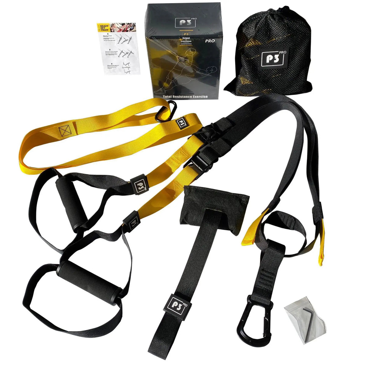 Adjustable Suspension Trainer Full Body Workout Straps