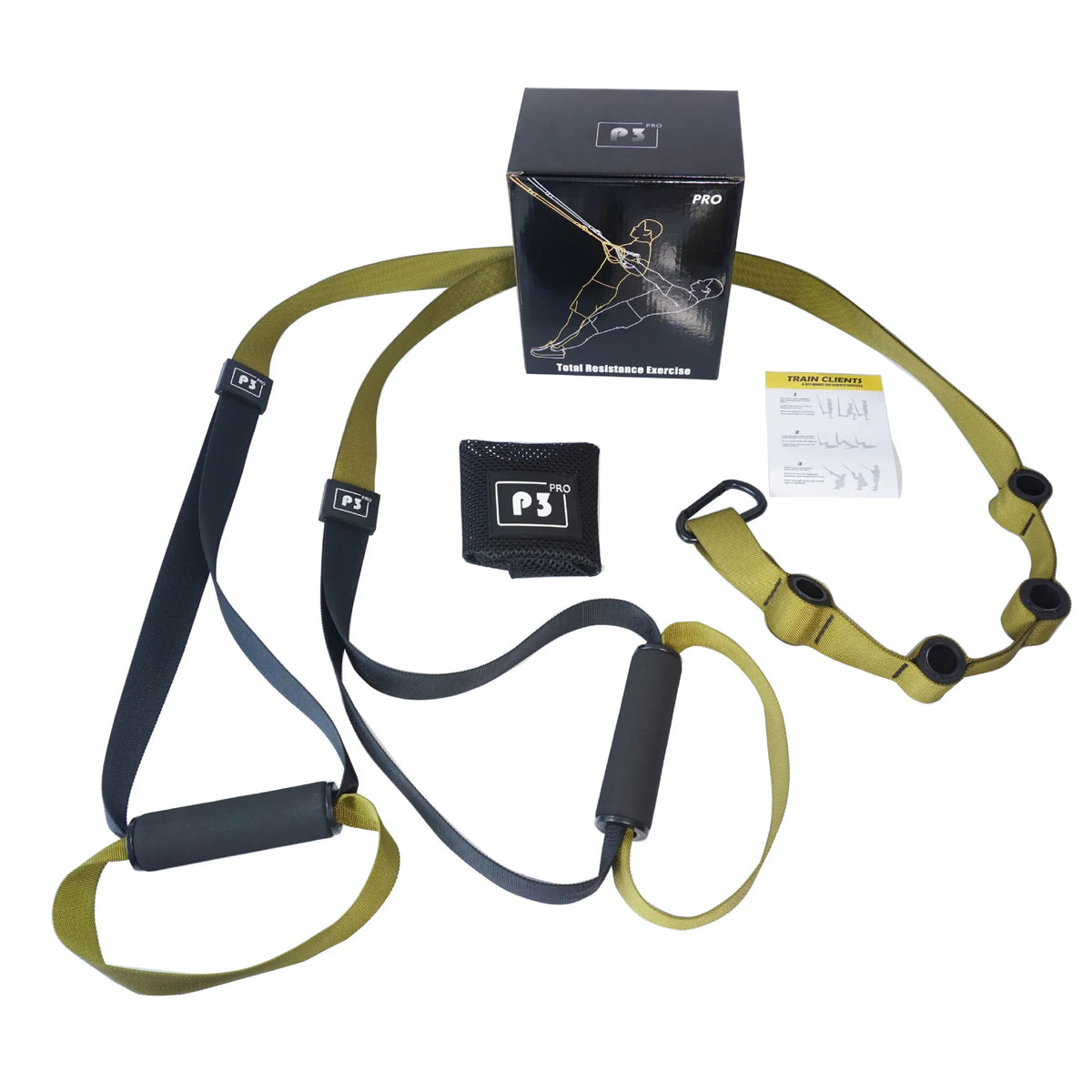 Adjustable Suspension Trainer Full Body Workout Straps