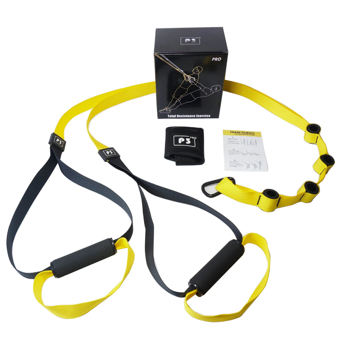 Adjustable Suspension Trainer Full Body Workout Straps
