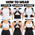 Unisex Adjustable Daily Posture Support Brace