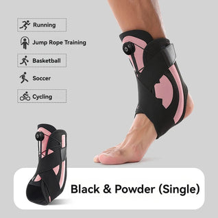 Adjustable Performance Ankle Support with Dial-Fit Tension System