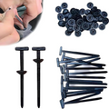 100PCS Nylon Universal Cable Tie Buckles – Reusable Automotive Fasteners for Car, Home &amp; Office
