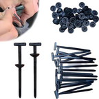 100PCS Nylon Universal Cable Tie Buckles – Reusable Automotive Fasteners for Car, Home &amp; Office