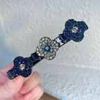 Sparkling Crystal Stone Braided Hair Clips, Braided Hair Clips for Women and Girls