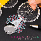 Spirograph Geometric Ruler Set, Drawing Art Toy Students Geometric Spiral Stationery Tool
