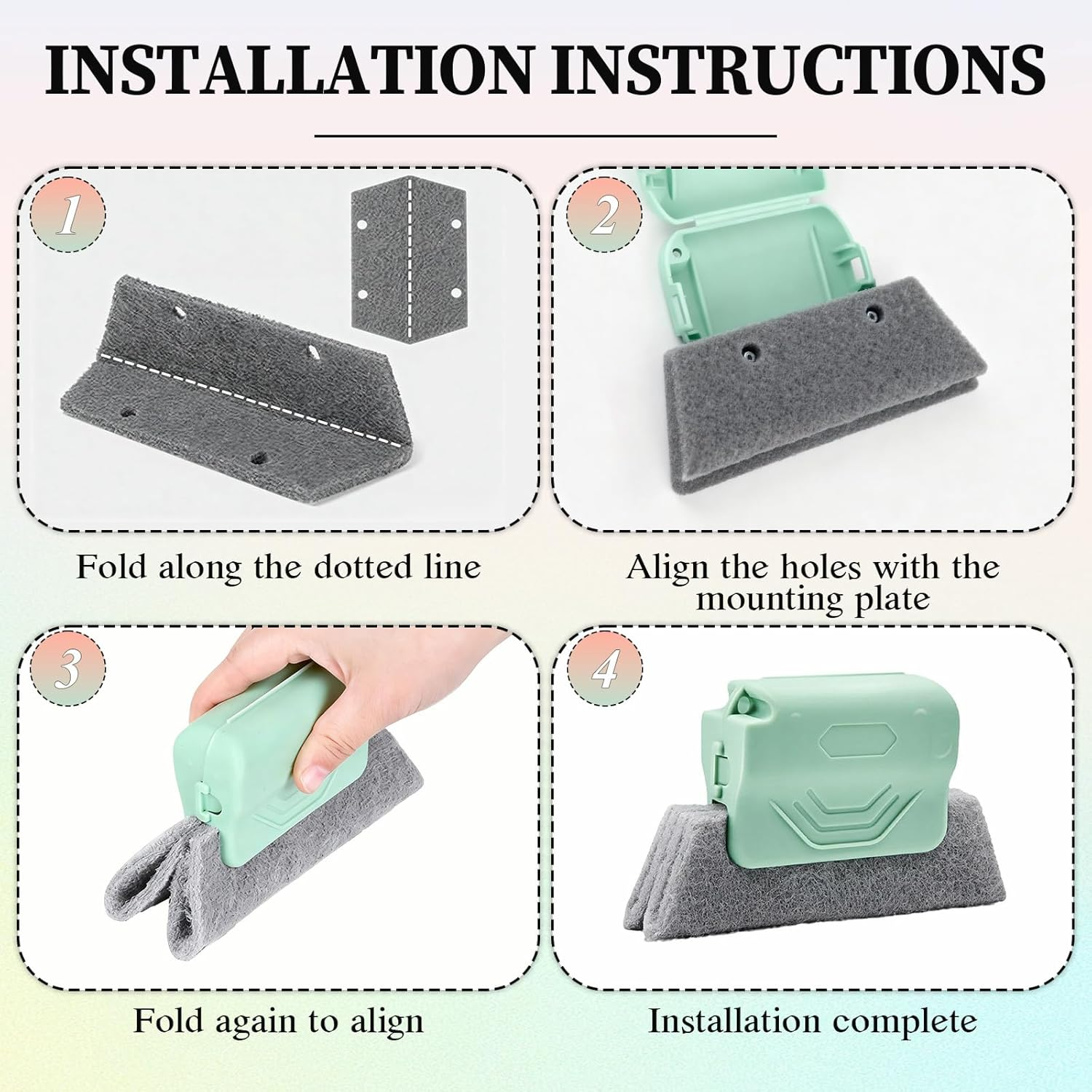 Magic Window Cleaning Brush,  New Window Track Cleaner Brush