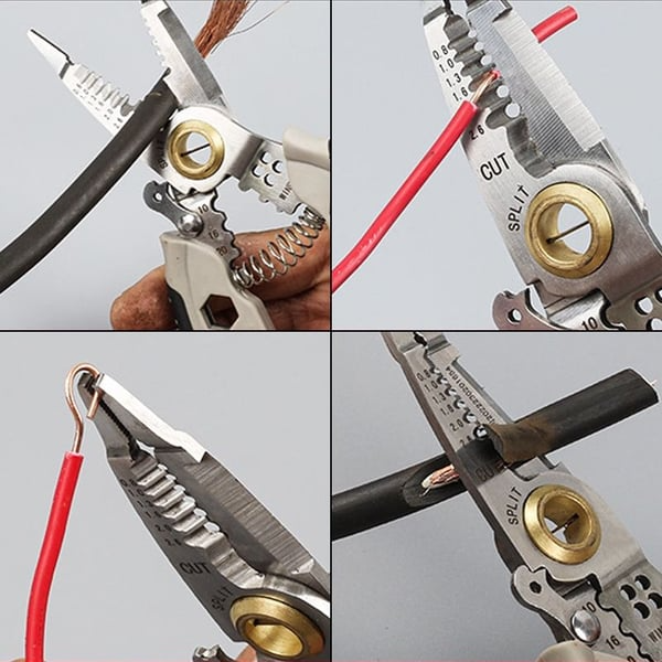 Multipurpose Wire Stripper, New Upgrade Multi-Purpose Professional Wire Stripping Tool