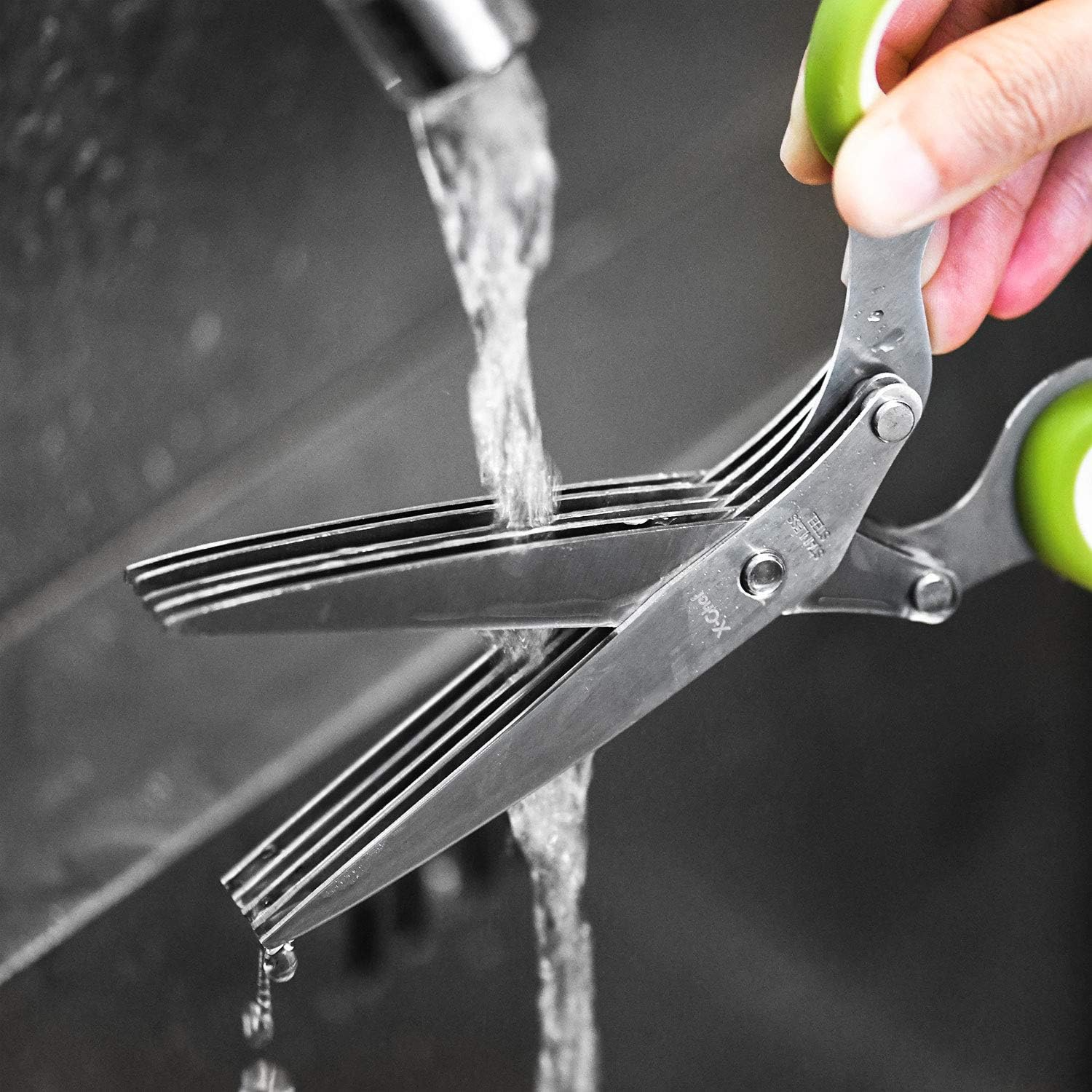 5 Blade Kitchen Salad Scissors