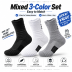Men’s Compression Sports Socks - Set 3-Pair