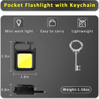 Rechargeable COB Waterproof Portable LED Work Light, High Lumen Super Bright LED Work Light with Magnet