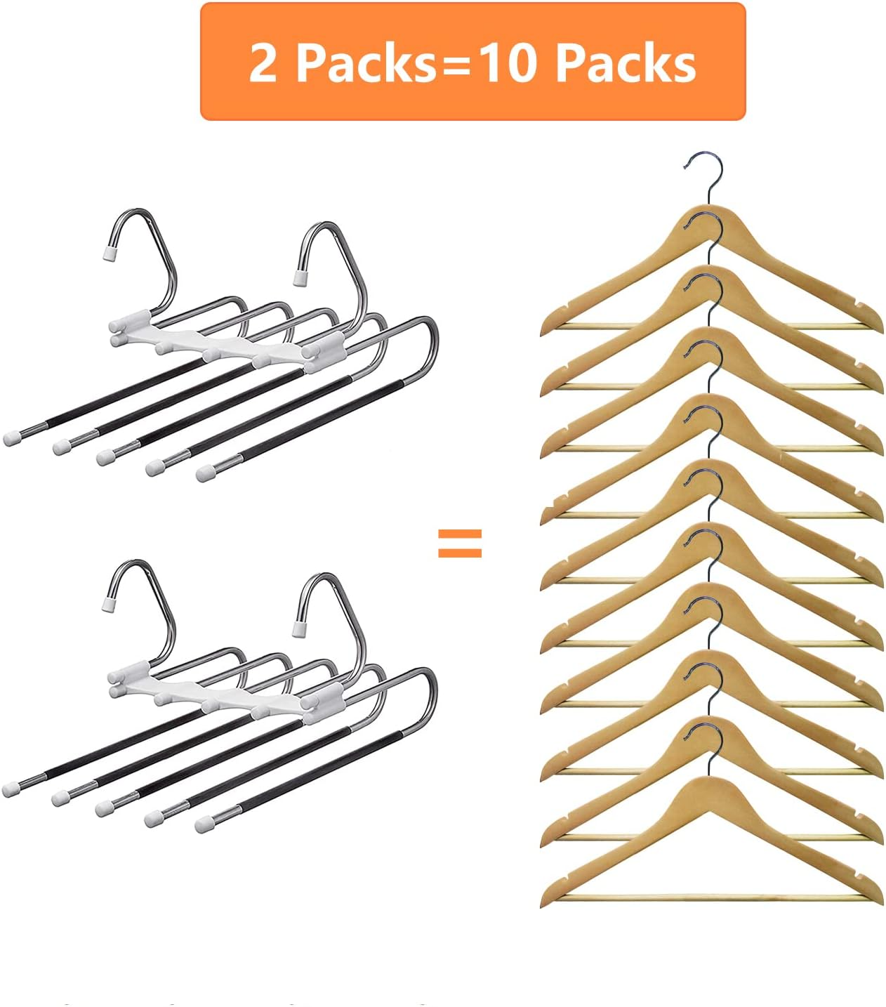 Multi-Functional Pants Rack, Clothes Pants Hangers