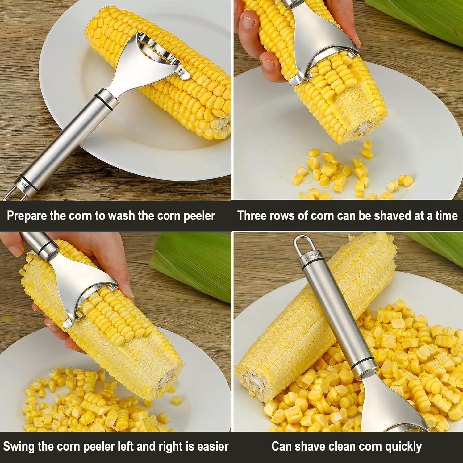 Corn Peeler Stainless Steel