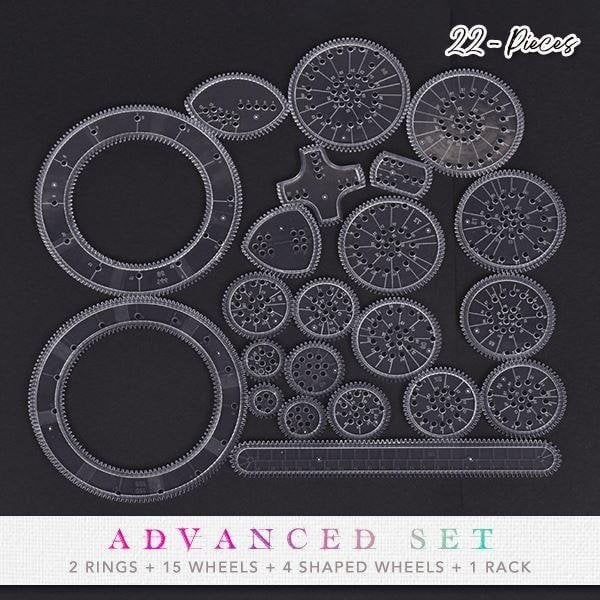 Spirograph Geometric Ruler Set, Drawing Art Toy Students Geometric Spiral Stationery Tool