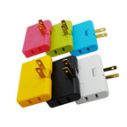 3 in 1 Rotatable Socket Converter, Rotatable Flat Wall Outlet Extender, Flat Plug Adapter Outlet