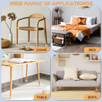 Transparent Chair Leg Floor Protector, Chair Leg Floor Protectors for Hardwood Floors