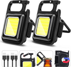 Rechargeable COB Waterproof Portable LED Work Light, High Lumen Super Bright LED Work Light with Magnet