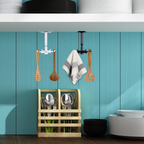 360° Rotatable Hooks For Hanging, 4 Pieces 360 Rotating Folding Hook Multi-purpose Hanging Utensil Holder Hook, Hooks for Kitchen Bathroom Cabinet Towel