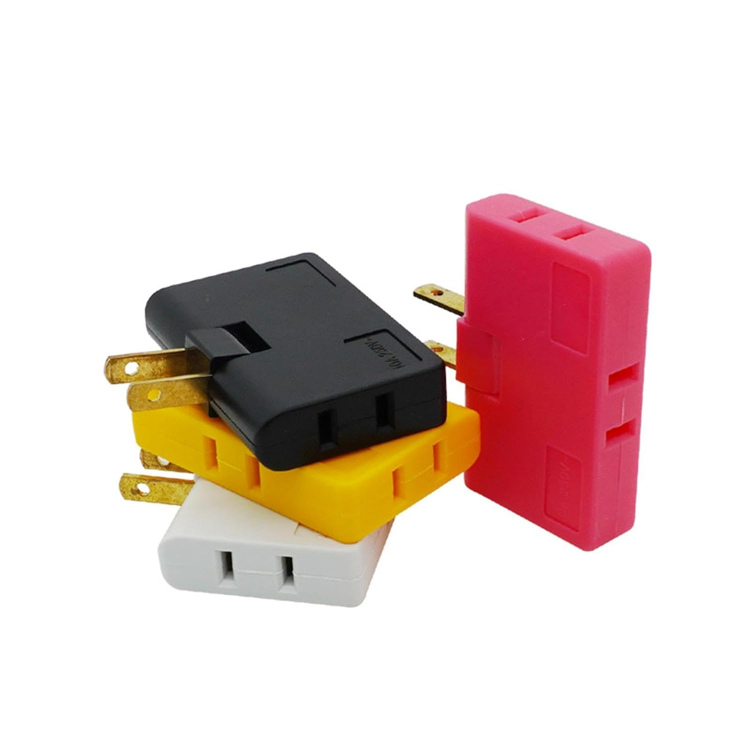 3 in 1 Rotatable Socket Converter, Rotatable Flat Wall Outlet Extender, Flat Plug Adapter Outlet