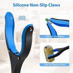 Foldable Grabber With 360° Swivel Clip, Foldable Reacher Grabber Pickup Tool with 360° Rotating Jaw & Magnet