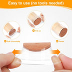 Transparent Chair Leg Floor Protector, Chair Leg Floor Protectors for Hardwood Floors