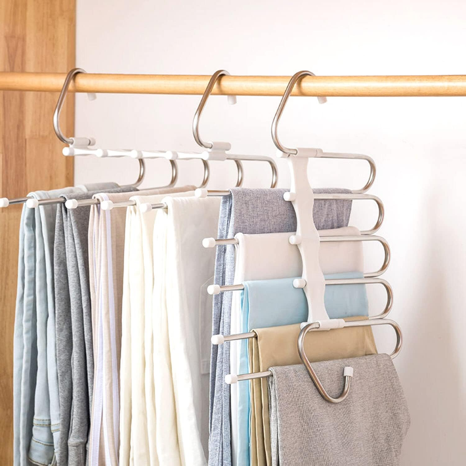 Multi-Functional Pants Rack, Clothes Pants Hangers