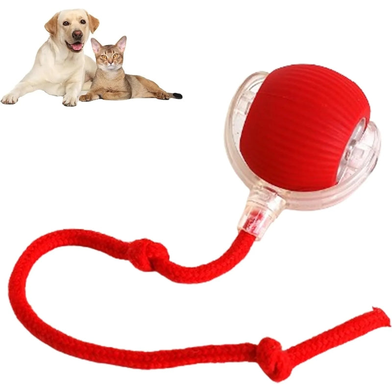 Interactive Pet Fun Ball, Interactive Dog Cat Toy Ball, Automatic Moving Bouncing Rolling
