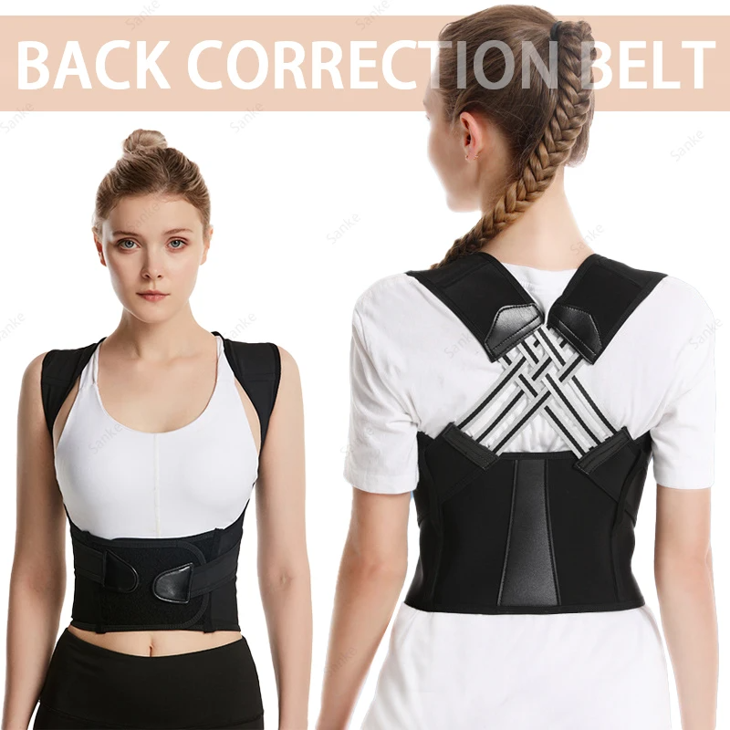 Posture Corrector, Adjustable Shoulder Straightener, Back Support Brace, Adjustable Shoulder Posture Brace