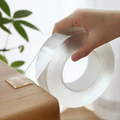 Transparent Magic Nano Tape Double Sided Grip, Removable Nano Tape for Poster Carpet Picture Hanging Strip Rug Wall Outdoor