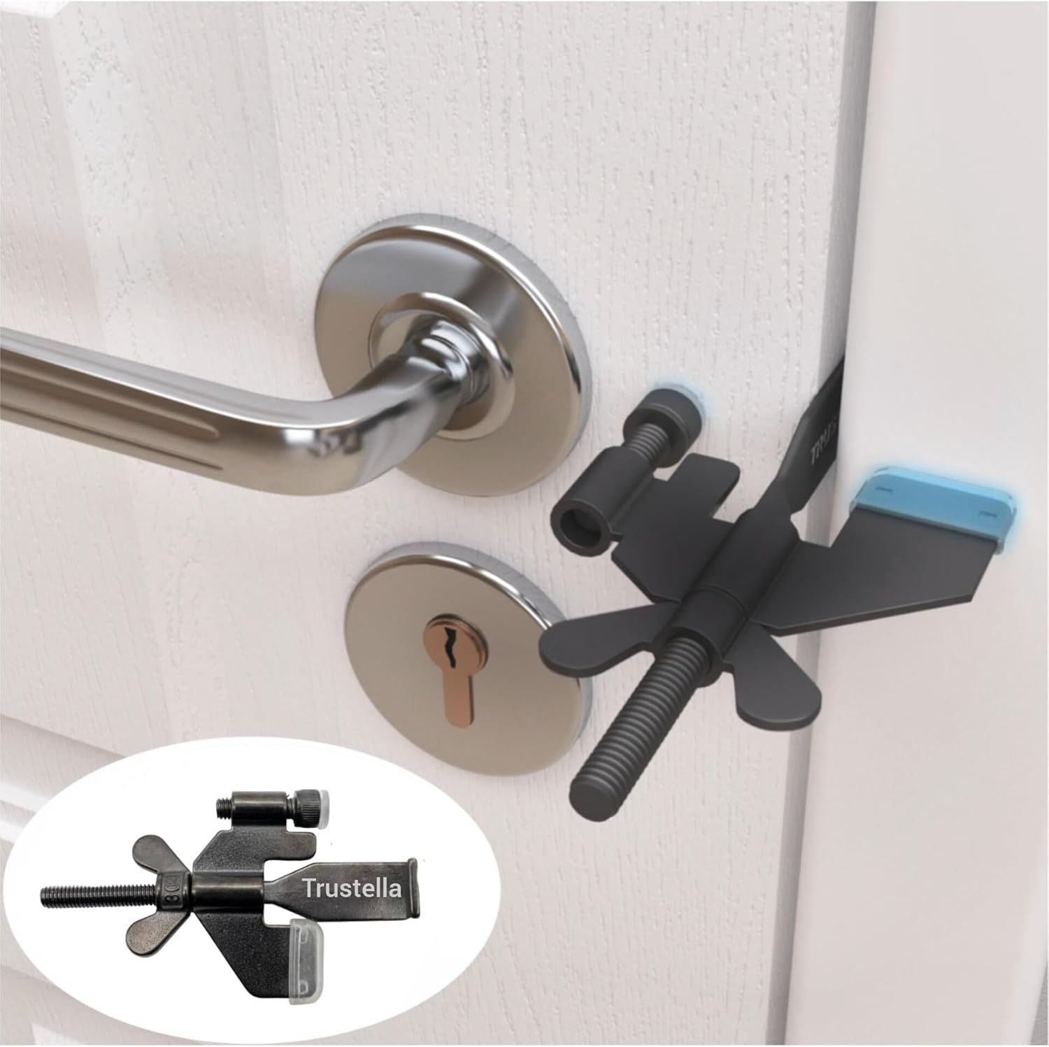 SecurAGard Door Lock, Heavy-Duty Portable Door Lock, Ideal for Home, Travel, Hotels, Apartments