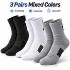 Men’s Compression Sports Socks - Set 3-Pair