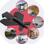 SecurAGard Door Lock, Heavy-Duty Portable Door Lock, Ideal for Home, Travel, Hotels, Apartments