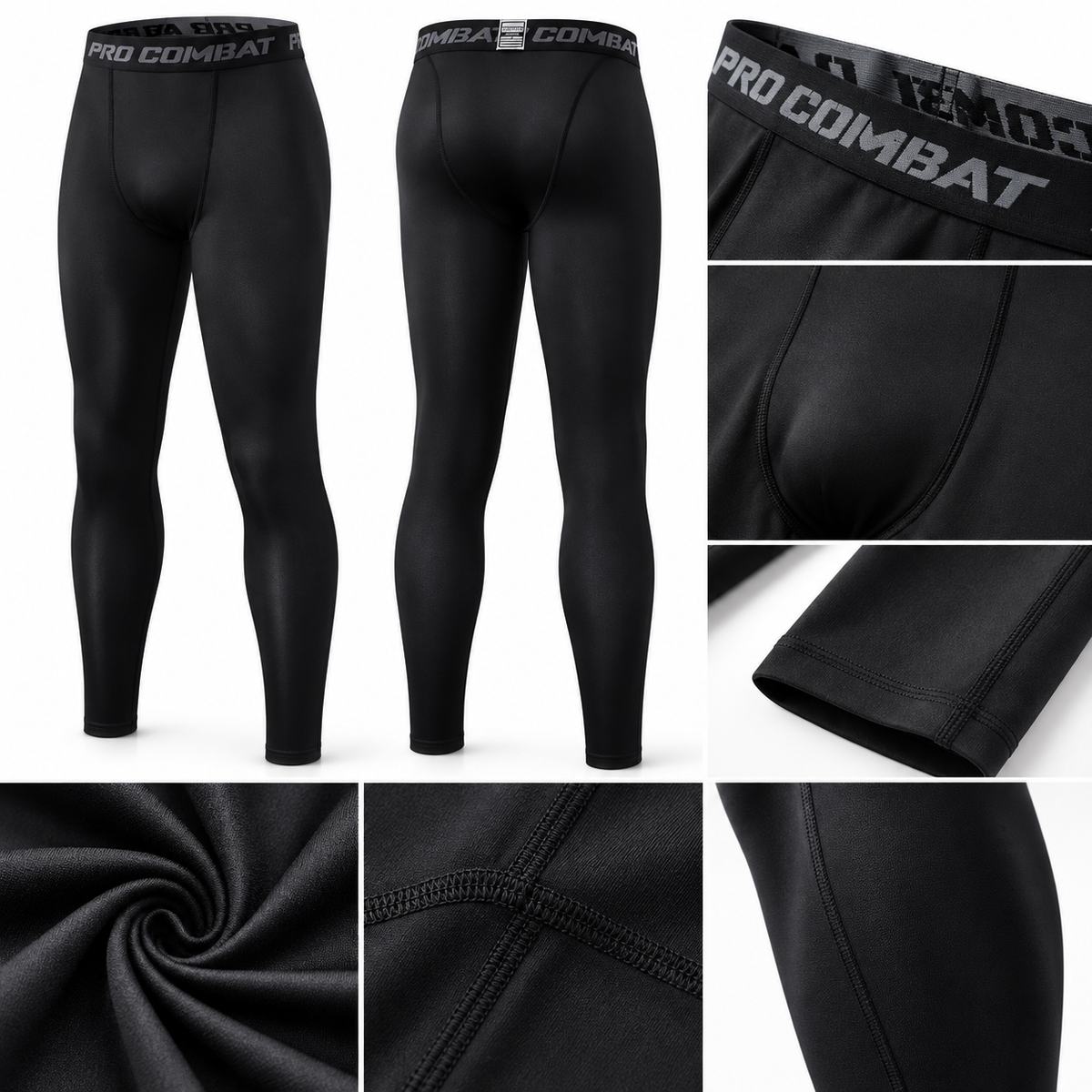 Men’s Compression Training Tights for Running, Gym & Sports