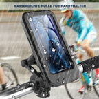Waterproof Bicycle & Motorcycle Phone Holder,Waterproof Bike Phone Mount, Adjustable Anti-Shock Motorcycle Handlebar Phone Holder