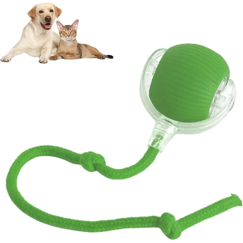 Interactive Pet Fun Ball, Interactive Dog Cat Toy Ball, Automatic Moving Bouncing Rolling