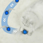 Interactive Electric Rolling Ball with Teasing Tail,Automatic Cat Toy with Tail, Electric Rolling Ball on Carpet