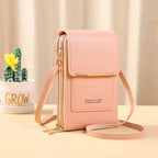 Multifunctional Anti-theft Leather Bag, Small Crossbody Cell Phone Purse Wallet for Women