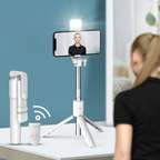 6 In 1 Wireless Bluetooth Selfie Stick, New 6 In 1 Wireless Bluetooth Selfie Stick
