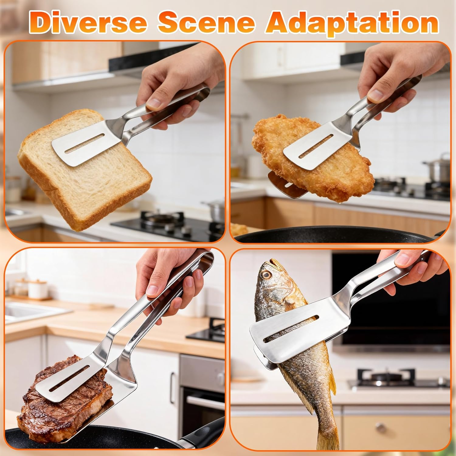 Stainless Steel Barbecue Clamp, New Multi-Functional Stainless Steel Barbecue Clamp Food